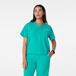 Figs Pagosa Relaxed V-Neck Scrub Top - Medical Scrub Top, Healthcare Uniform