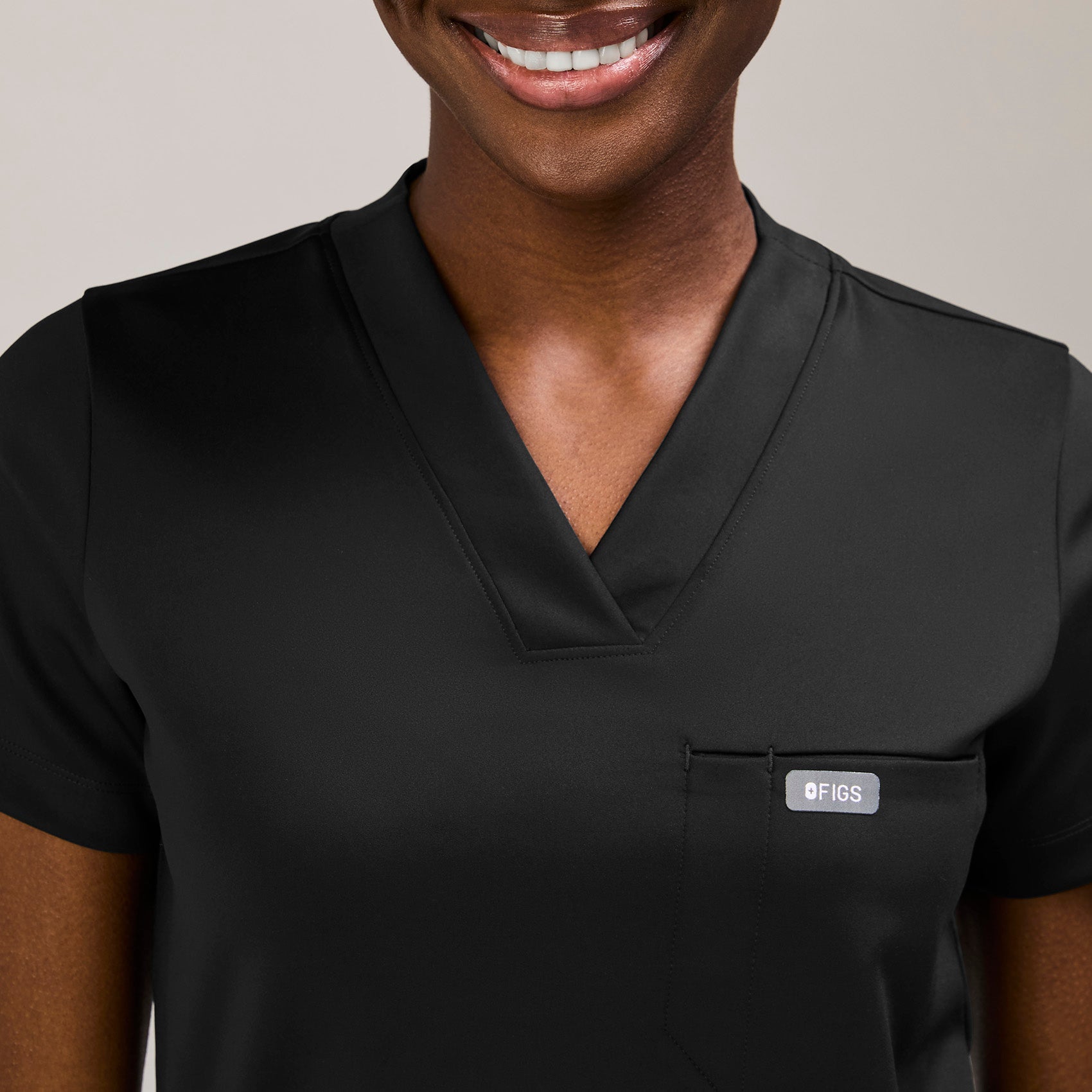 Figs Sona FORMx Slim V-Neck Scrub Top - Medical Scrub Top, Healthcare Uniform - Image 9
