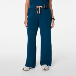 Figs High Waisted Isabel Wide Leg Scrub Pants - Medical Scrub Pants, Healthcare Uniform