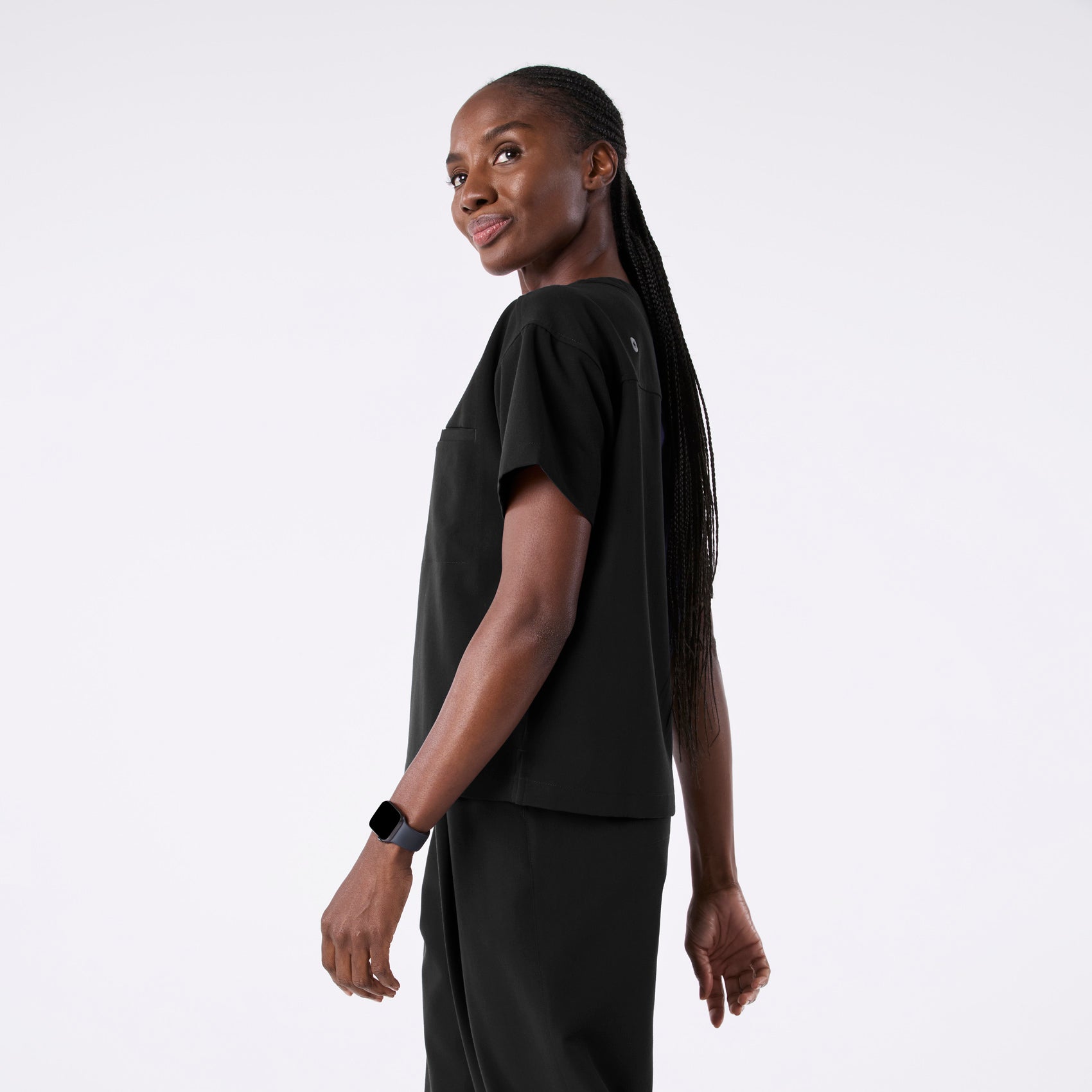 Figs Cabral Relaxed Crewneck Scrub Top - Medical Scrub Top, Healthcare Uniform - Image 4