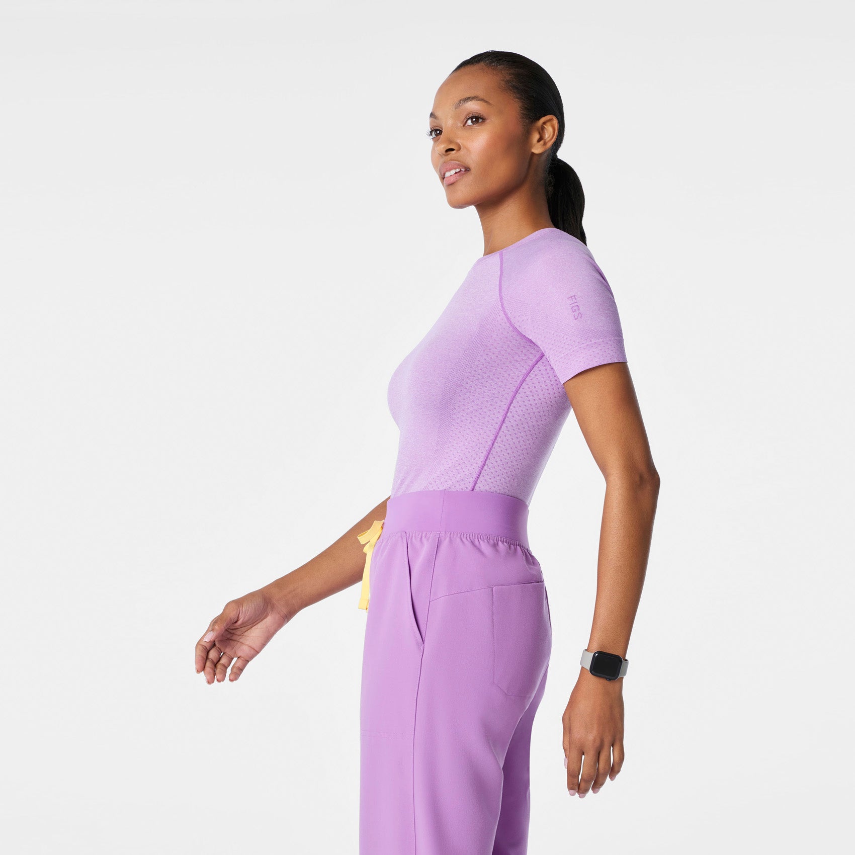 Figs Salta Seamless Shortsleeve Underscrub - Medical Scrub Pants, Healthcare Uniform - Image 3