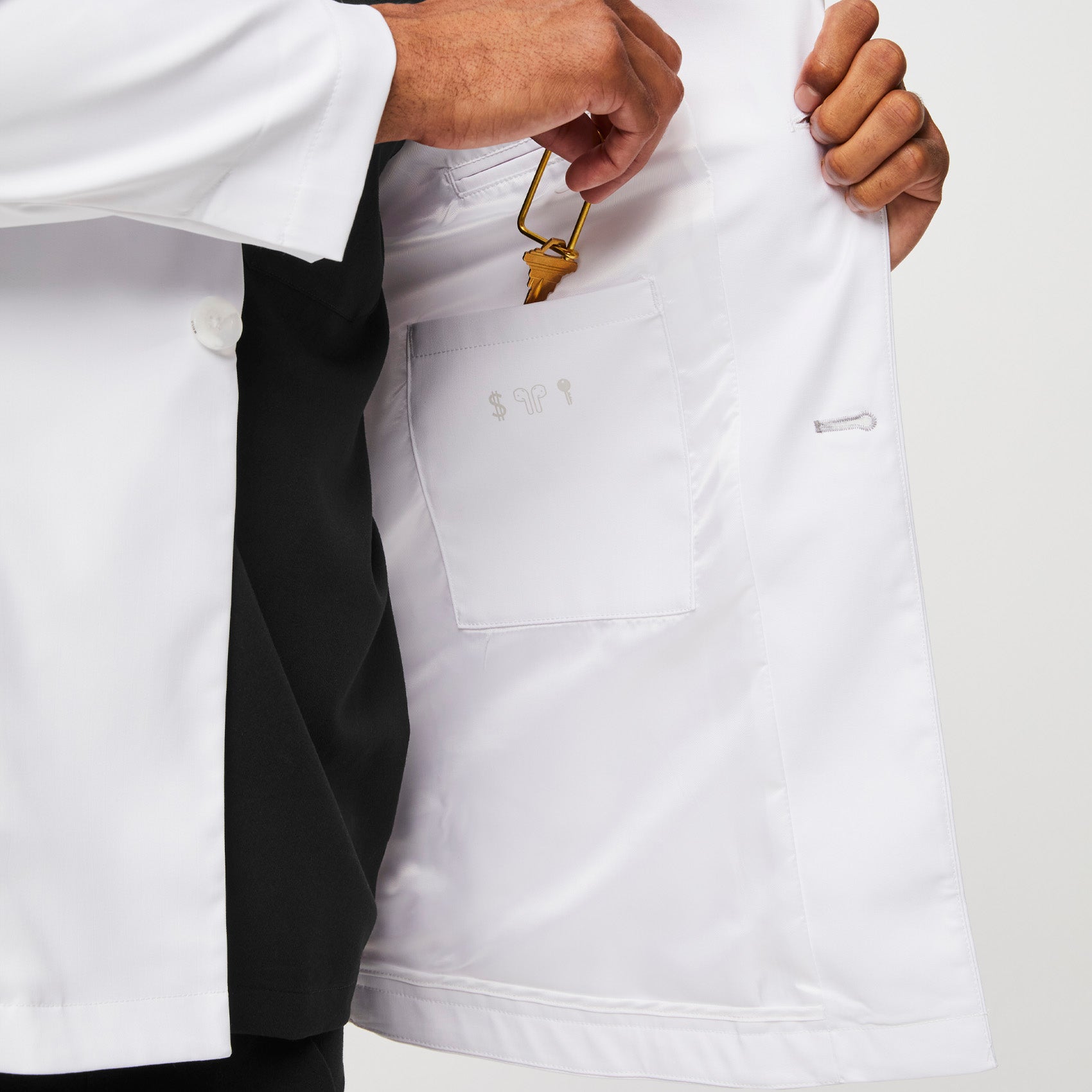 Figs Harlem Classic Short Lab Coat - Medical Lab Coat, Healthcare Workwear - Image 7