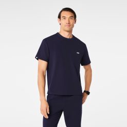 Figs Easton Relaxed Crewneck Scrub Top - Medical Scrub Top, Healthcare Uniform