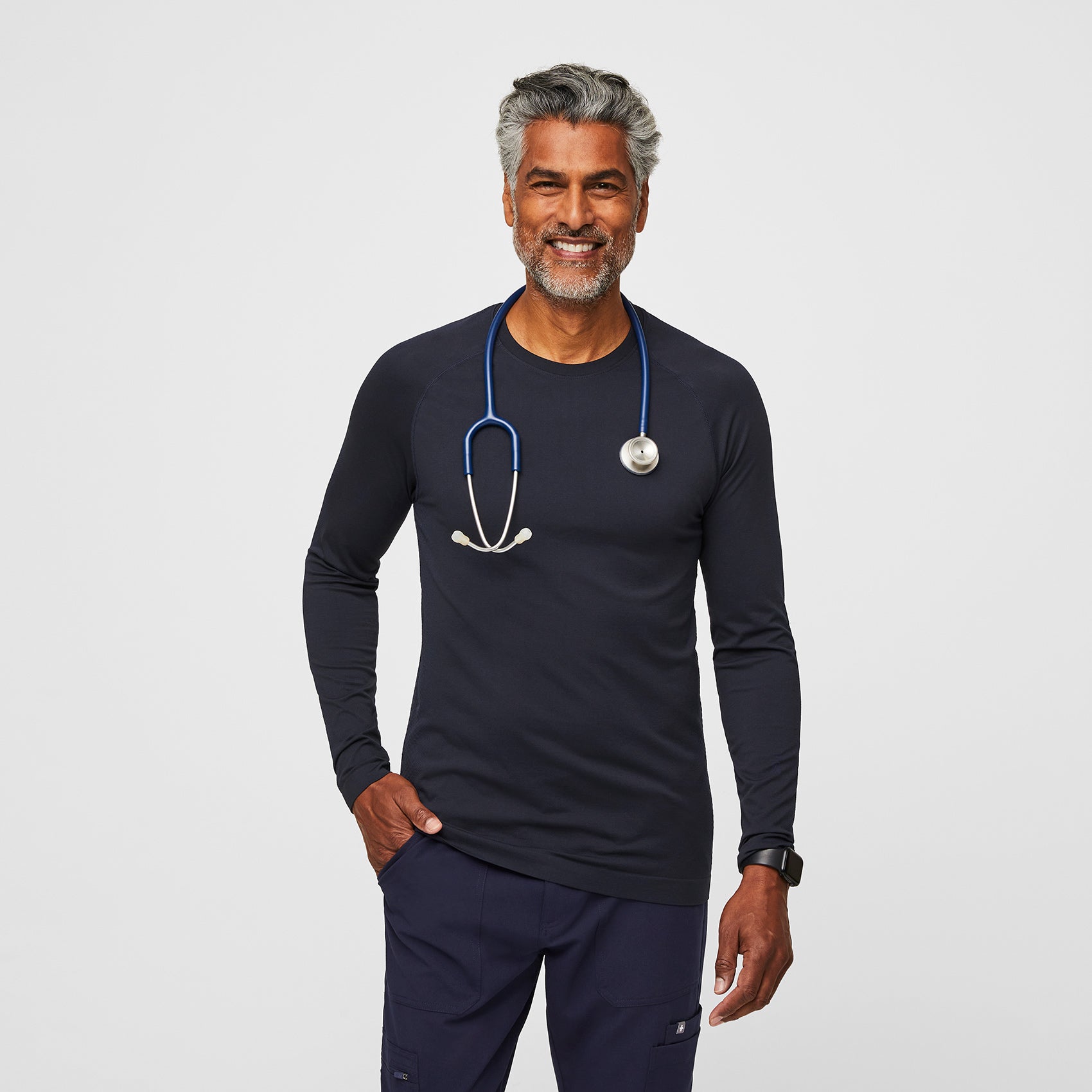 Figs Makato Seamless Longsleeve Underscrub - Medical Scrub Pants, Healthcare Uniform - Image 5