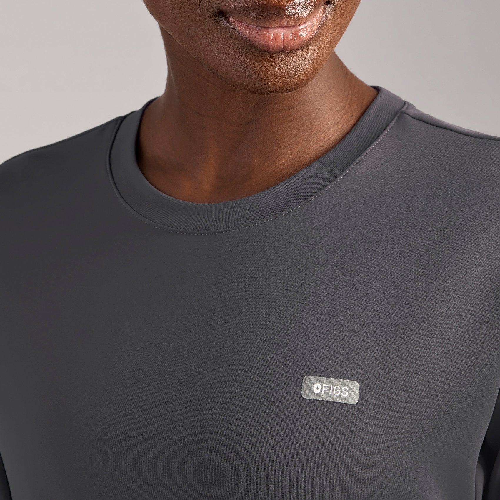 Figs Cornelia FORMx Crewneck Scrub Top - Medical Scrub Top, Healthcare Uniform - Image 15