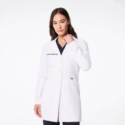Figs Bellevue Slim Long Lab Coat - Medical Lab Coat, Healthcare Workwear