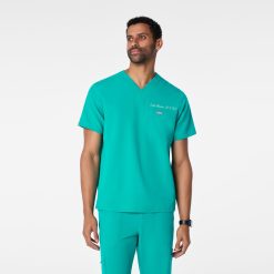 Alternative view of Figs Surrey V-Neck Scrub Top - Medical Scrub Top, Healthcare Uniform