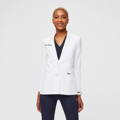 Figs Bellevue Classic Short Lab Coat - Medical Lab Coat, Healthcare Workwear