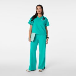 Alternative view of Figs Pagosa Relaxed V-Neck Scrub Top - Medical Scrub Top, Healthcare Uniform