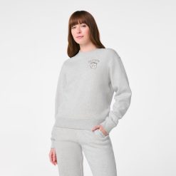 Figs Off-Shift Do It With Heart Crewneck Sweatshirt - Medical Apparel, Healthcare Workwear