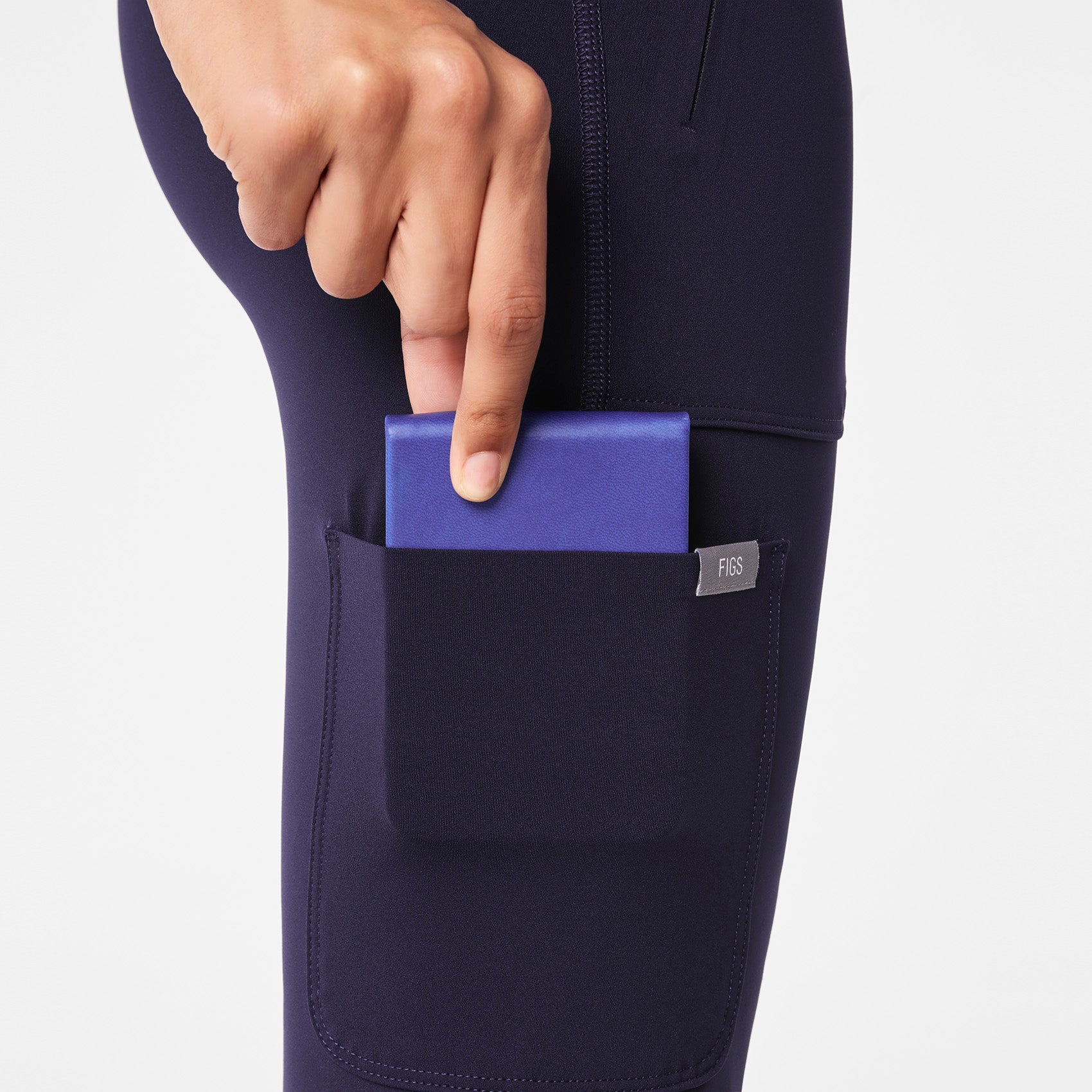 Figs High Waisted Ashland Flare ScrubLegging - Scrub Leggings, Medical Workwear - Image 9