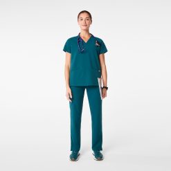 Alternative view of Figs Casma Three-Pocket Scrub Top - Medical Scrub Top, Healthcare Uniform