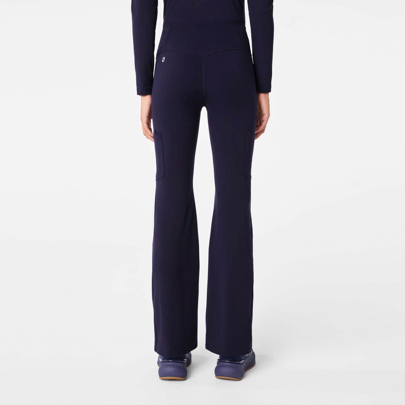 Figs High Waisted Ashland Flare ScrubLegging - Scrub Leggings, Medical Workwear - Image 6