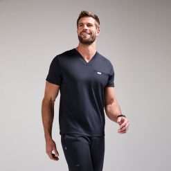 Figs Logan FORMx Slim V-Neck Scrub Top - Medical Scrub Top, Healthcare Uniform