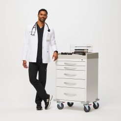 Alternative view of Figs Harlem Classic Short Lab Coat - Medical Lab Coat, Healthcare Workwear