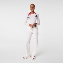 Alternative view of Figs Salta Shimmer Seamless Longsleeve Underscrub - Medical Scrub Pants, Healthcare Uniform