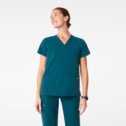Figs Casma Three-Pocket Scrub Top - Medical Scrub Top, Healthcare Uniform
