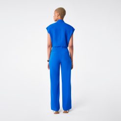 Alternative view of Figs Rafaela Cargo Wide Leg ScrubJumpsuit - Medical Apparel, Healthcare Workwear