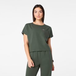 Figs Addison Oversized Tunic Scrub Top - XXS - Medical Scrub Top, Healthcare Uniform