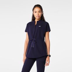 Figs Soria Henley Tunic Scrub Top - Medical Scrub Top, Healthcare Uniform