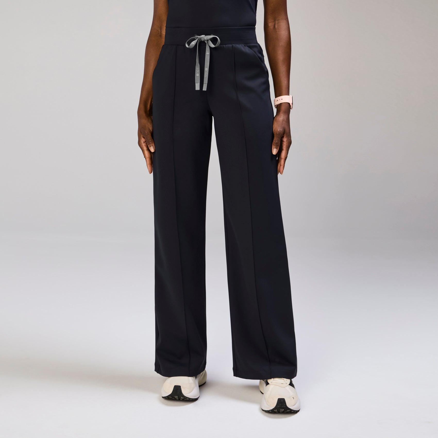Figs High Waisted Salina FORMx Wide Leg Scrub Pants - Medical Scrub Pants, Healthcare Uniform - Image 3