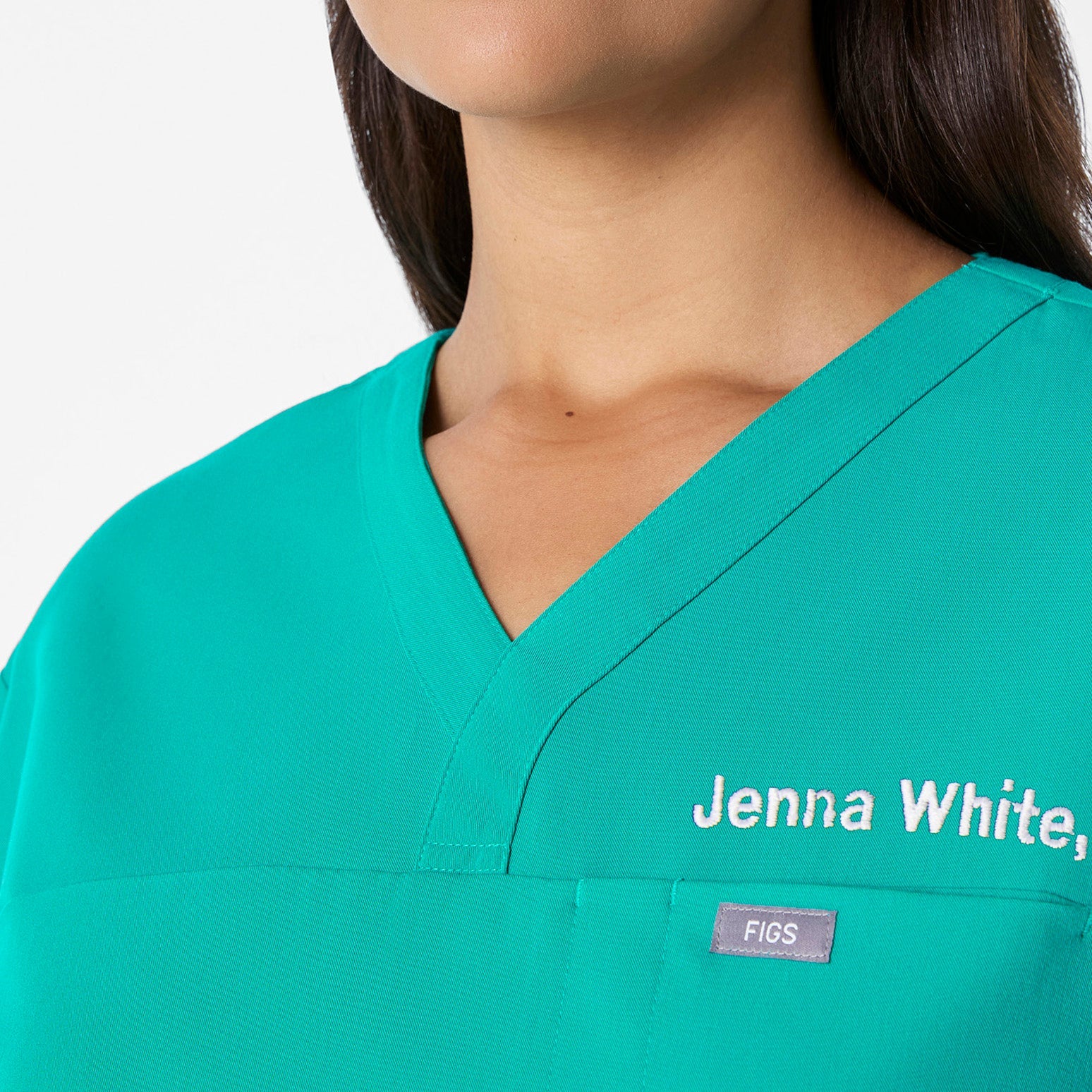Figs Pagosa Relaxed V-Neck Scrub Top - Medical Scrub Top, Healthcare Uniform - Image 8