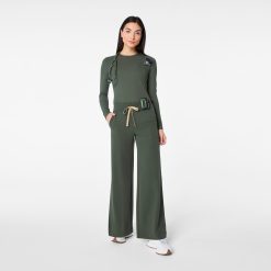 Alternative view of Figs High Waisted Allison Ultra Wide Leg Scrub Pants - Medical Scrub Pants, Healthcare Uniform