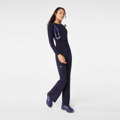 Alternative view of Figs High Waisted Ashland Flare ScrubLegging - Scrub Leggings, Medical Workwear
