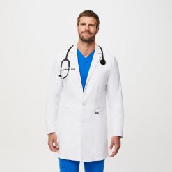 Figs Harlem Slim Long Lab Coat - Medical Lab Coat, Healthcare Workwear