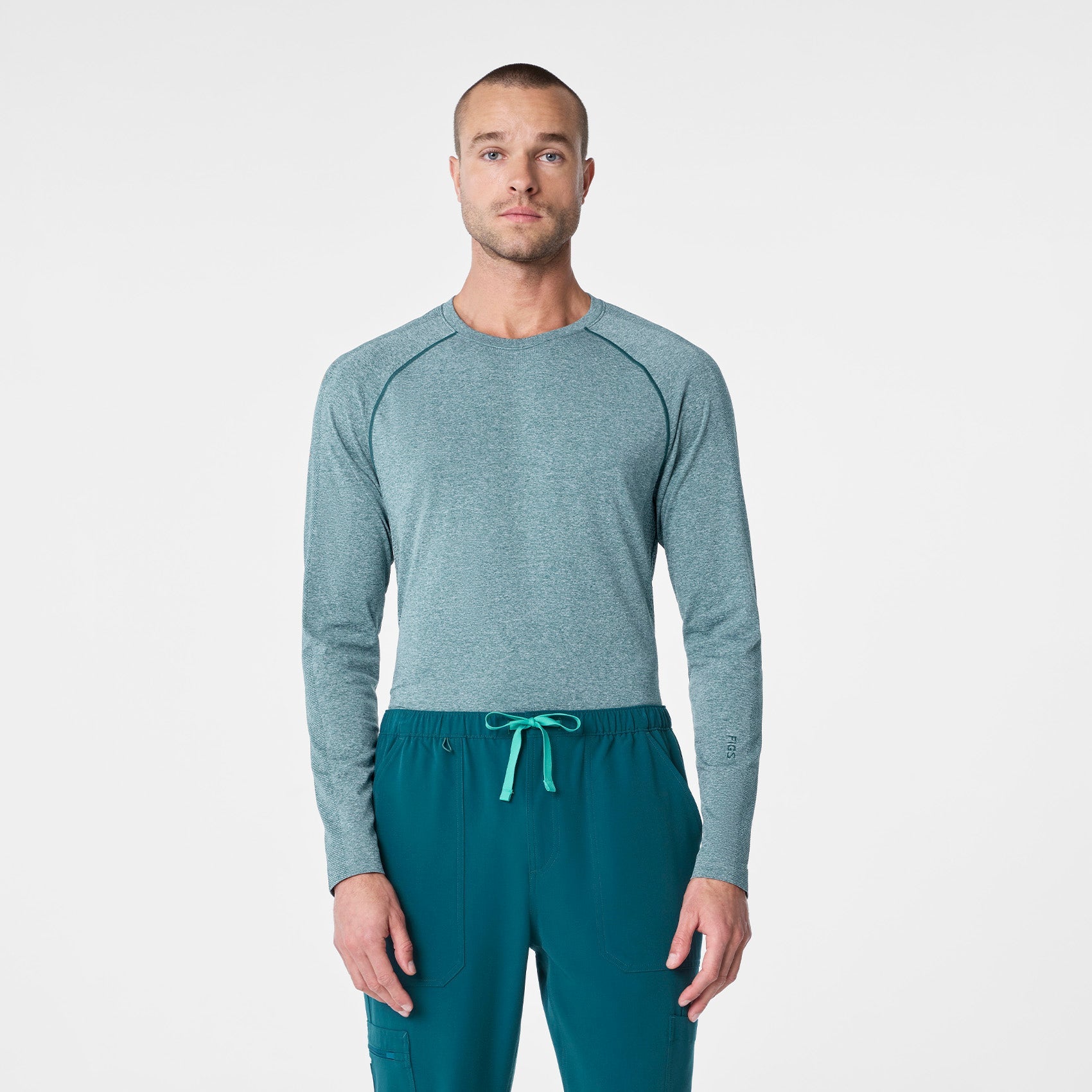 Figs Makato Seamless Longsleeve Underscrub - Medical Scrub Pants, Healthcare Uniform - Image 3