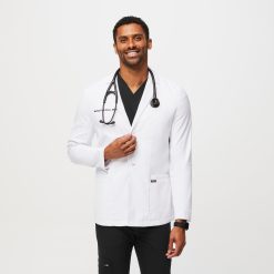 Figs Harlem Slim Short Lab Coat - Medical Lab Coat, Healthcare Workwear